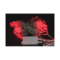 アズワン LEDストレートライト 100球 10m 赤 透明ケーブル LXS10010M100V8TCY10RMYCRCLR LXS10010M100V8T 1式