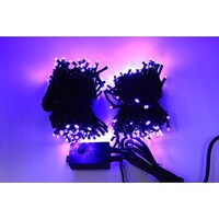 アズワン LEDストレートライト 200球 20m 紫 黒ケーブル LXS20020M100V8TCY5RMYCRBKM LXS20020M100V8T 1式