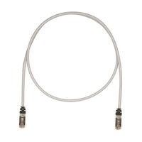 パンドウイットコーポ CAT6A/CAT6 シールドパッチコード 4m ライトグレー STP6X4MIG 1本