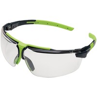 ミドリ安全 JIS規格品 保護めがね uvex i3 グレー/ライム (曇り止め/ハードコート加工) X9190S