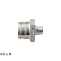 吉年 SUS304 低圧ネジ込 異径角ニップル Y304RHXNI_25AX10A Y304RHXNI_25AX10A 1個