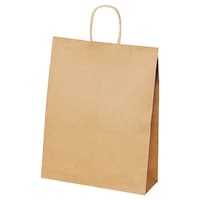 アズワン 手提紙袋 丸ヒモ 再生紙タイプ