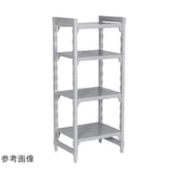 CAMBRO キャンブロ カムシェルビングR プレミアムシリーズ ソリッド型固定式基本ユニット4段セット