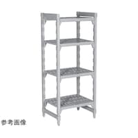 CAMBRO キャンブロ カムシェルビングR プレミアムシリーズ ベンチ型固定式基本ユニット4段セット