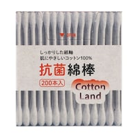 平和メディク コットンランド抗菌綿棒 紙箱入 10個×10箱入 6311