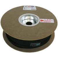 ユタカメイク PEカラーロープドラム ブラック 3mm×200m RE74 RE74 1巻