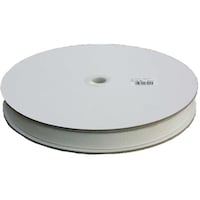 ユタカメイク 平ベルト アクリル ホワイト 20mm×25m AA301 AA301 1個