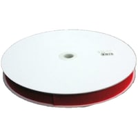 ユタカメイク 平ベルト アクリル レッド 25mm×25m AD305 AD305 1個