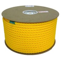 ユタカメイク PEカラーロープドラム イエロー 12mm×100m RE60 RE60 1巻