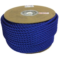 ユタカメイク PEカラーロープドラム ブルー 12mm×100m RE62 RE62 1巻