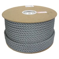 ユタカメイク PEカラーロープドラム グレー 12mm×100m RE68 RE68 1巻