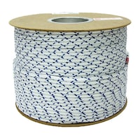 ユタカメイク エステルWブレードドラム 紺白 6mm×200m RA106 RA106 1巻