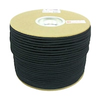 ユタカメイク タイトゴムロープドラム ブラック 6mm×200m巻 RT32 RT32 1巻