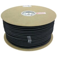 ユタカメイク タイトゴムロープドラム ブラック 9mm×150m RT44 RT44 1巻