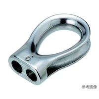 水本 ステンレス ロープシンブル 使用ロープ径9mm 長さ35mm B2451 B2451 1個