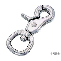 水本 フック ステンレス トリガースナップ 長さ48mm 使用荷重0.39kN B122 B122 1個