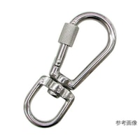 水本 環付スナップフックNBL型(スイベルタイプ)線径6mm NBL6 NBL6 1個