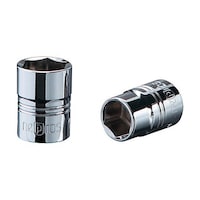 京都機械工具 6.3sq.ソケット(六角) 対辺寸法4mm 差込角6.35mm 全長16mm NB204 NB204 1個