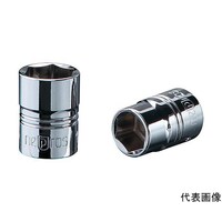 京都機械工具 6.3sq.ソケット(六角) 対辺寸法11mm 差込角6.35mm 全長19mm NB211 NB211 1個