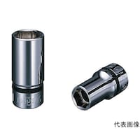 京都機械工具 9.5sq.セミディープソケット(六角) 対辺寸法14mm 差込角9.5mm 全長40mm NB3M14 NB3M14 1個