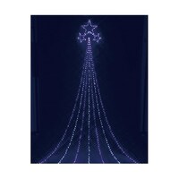 アズワン 3スタートップドレ―プライト クリスマスイルミネーション 屋外使用可 白/青 LED752球 5m 385521 385521 1個