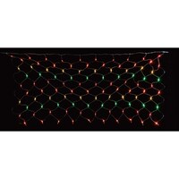 アズワン LEDネットライト 屋外使用可 W180×H90cm カラフルミックス 100球 486224 486224 1個