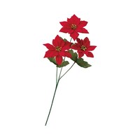 アズワン ベルベットポインセチアスプレー 56cm 24本 3810571 3810571 1個