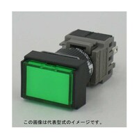 富士電機 コマンドスイッチφ16 長角平形照光押しボタンスイッチ 緑 AH164TLG11E3