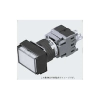 富士電機 コマンドスイッチφ16 長角平形照光押しボタンスイッチ 緑 AH165TLG11E3 AH165TLG11E3 1個