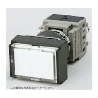 富士電機 コマンドスイッチφ16 長角平形照光押しボタンスイッチ 白 AH165TLW11E3 AH165TLW11E3 1個