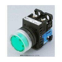 富士電機 コマンドスイッチφ22丸フレーム透明フルガード形平形照光押しボタンスイッチ 緑 AR22G4L10E3G