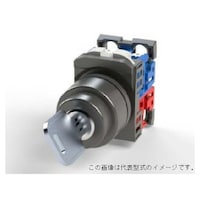 富士電機 コマンドスイッチφ22丸フレームキー形セレクタスイッチ AR22JR2A11A AR22JR2A11A 1個