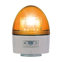NIKKEI 電池式回転灯 Φ118 ニコカプセル高輝度(黄) ブザー付 無線受信機能付(LoRa) VK11B003BY/LR 1個