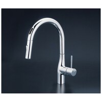 KVK 流し台用シングルレバー式シャワー付混合栓(センサー付)(撥水) KM6071ECHS KM6071ECHS 1個