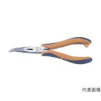 トップ工業 三枚合せ先曲りラジオペンチ 150mm RB3150 RB3150 1丁