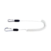 トップ工業 セーフティコード ステンレスワイヤー ホワイト 最大長さ1350/自然長410mm SFC457W SFC457W 1本