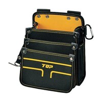 トップ工業 電工用腰袋3段タイプ(中) TPD301M TPD301M 1個