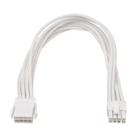 ainex PCI Express用電源延長スリーブケーブル 30cm ホワイト PX015VWH2