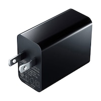 サンワサプライ USB PD対応AC充電器(PD45W・TypeCケーブル付き) ACAPD80BK