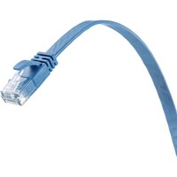 サンワサプライ カテゴリ6AフラットLANケーブル KBFL6AL30BL