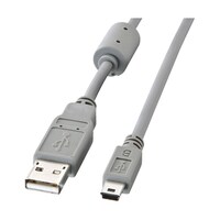 サンワサプライ ミニUSBケーブル KUAMB501K