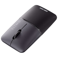 サンワサプライ 静音BluetoothブルーLEDマウス SLIMO (充電式) MABBS310BK