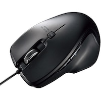 サンワサプライ 有線TypeCブルーLEDマウス(5ボタン) MABLC180BK