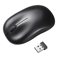 サンワサプライ ワイヤレスブルーLEDマウス MAWB312BK
