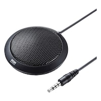 サンワサプライ PCフラット型マイク MMMCF02BK