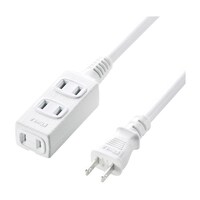 サンワサプライ スリム電源延長コード TAPEX345WN