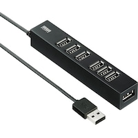サンワサプライ USB2.0ハブ(7ポート) USB2H701BKN