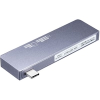 サンワサプライ USB TypeCハブ(カードリーダー付き) USB3TCHC18GY