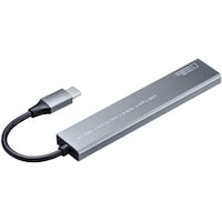 サンワサプライ TypeC 3ポート コンボスリムハブ(カードリーダー付き) USB3TCHC19S