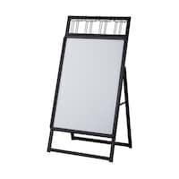 アズワン フロントオープンポスタースタンドA1(片面仕様)ブラック パンフレット差し付き 61810842 61810842 1台